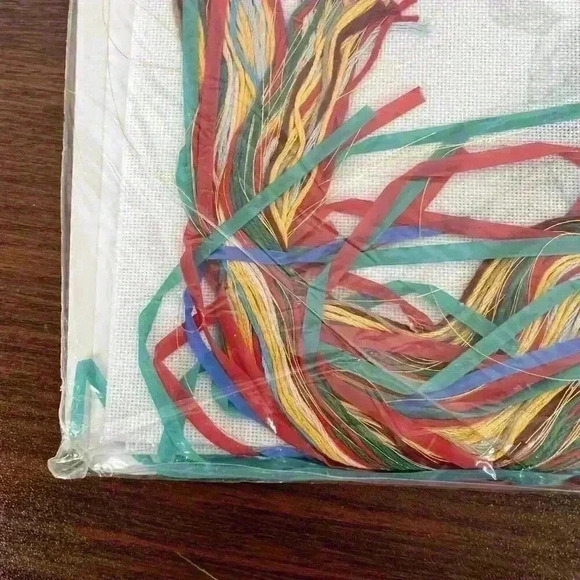 1994 Dimensions Needlepoint Ribbon Embroidery Angel Of Peace #1441 Christmas - Picture 9 of 11